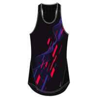 Long Fitness Tank Top - Black