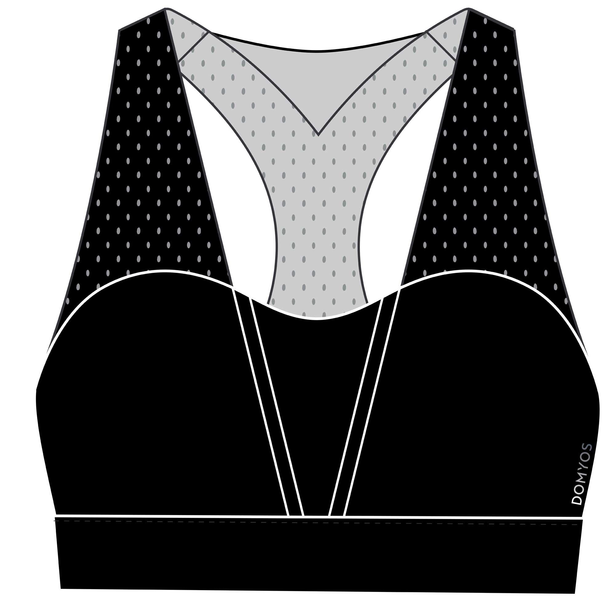 Medium Support Fitness Bra 500 1/8