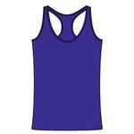 Women's Fitness Cardio Training Tank Top 100 - Blueberry
