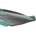 SCD FULL FOOT FINS Scuba Diving - Fins SCD 500 - Turquoise SUBEA - Scuba Diving Equipment