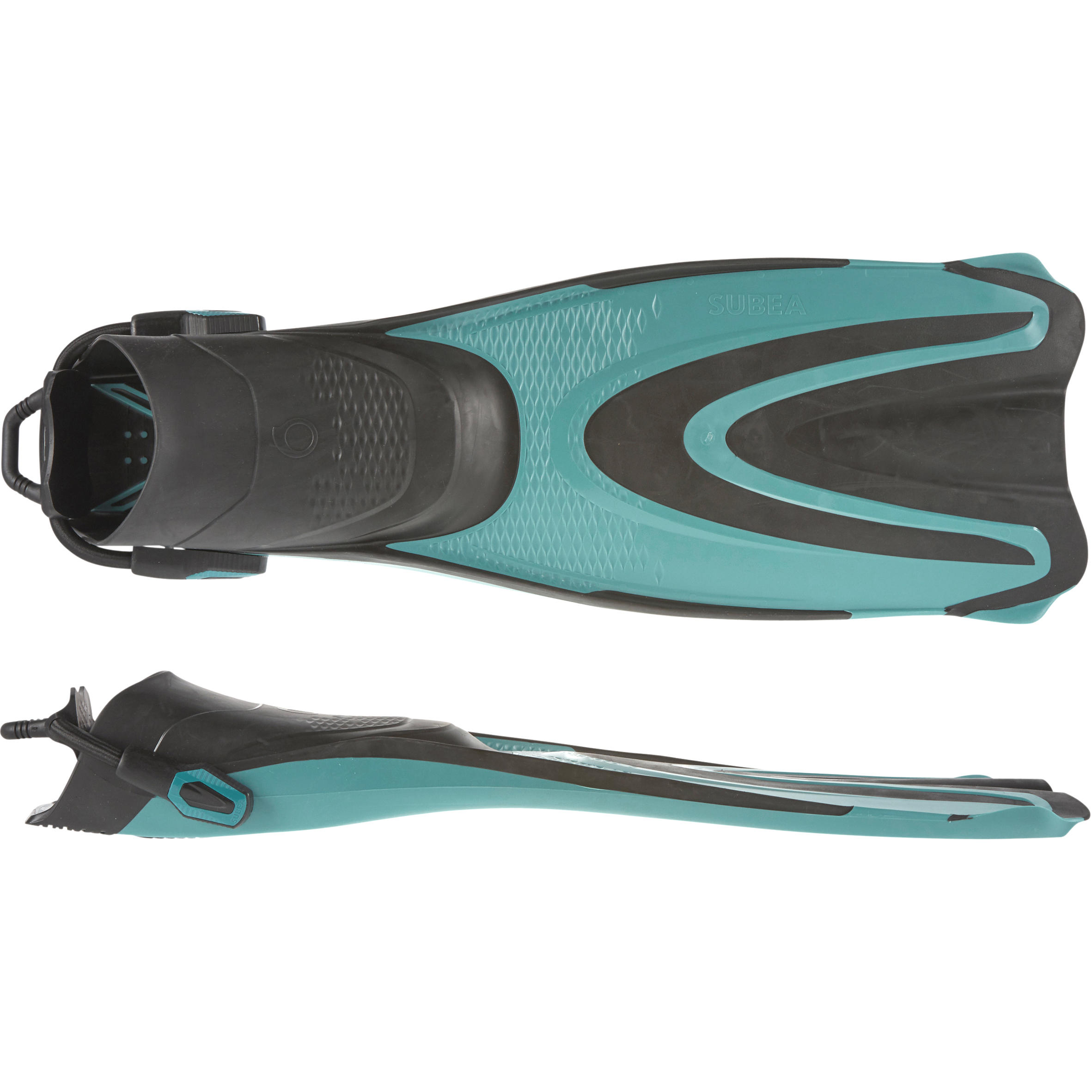 Diving fins adjustable OH 500 soft turquoise 2/6