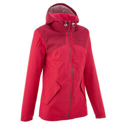 NH100 Women's Waterproof Hiking Jacket - Pink