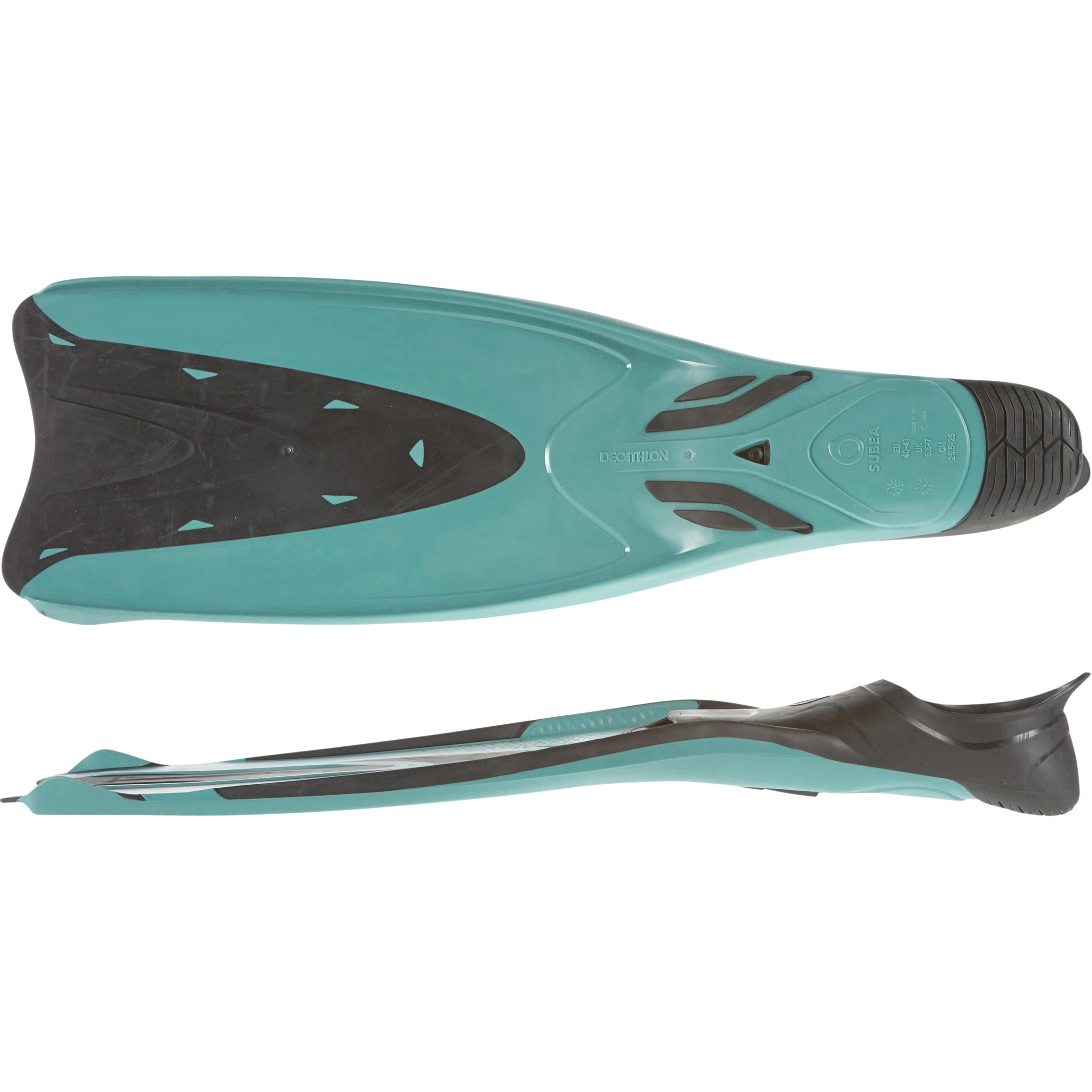 Diving fins FF 500 soft turquoise 3/7