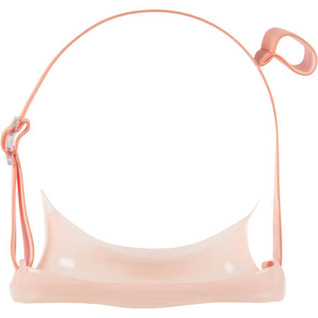 Adult Tempered Glass Snorkelling  Mask SNK 520 pale coral.