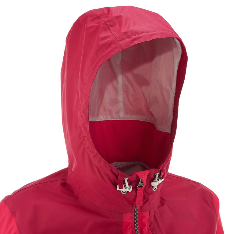 NH100 Women's Waterproof Hiking Jacket - Pink