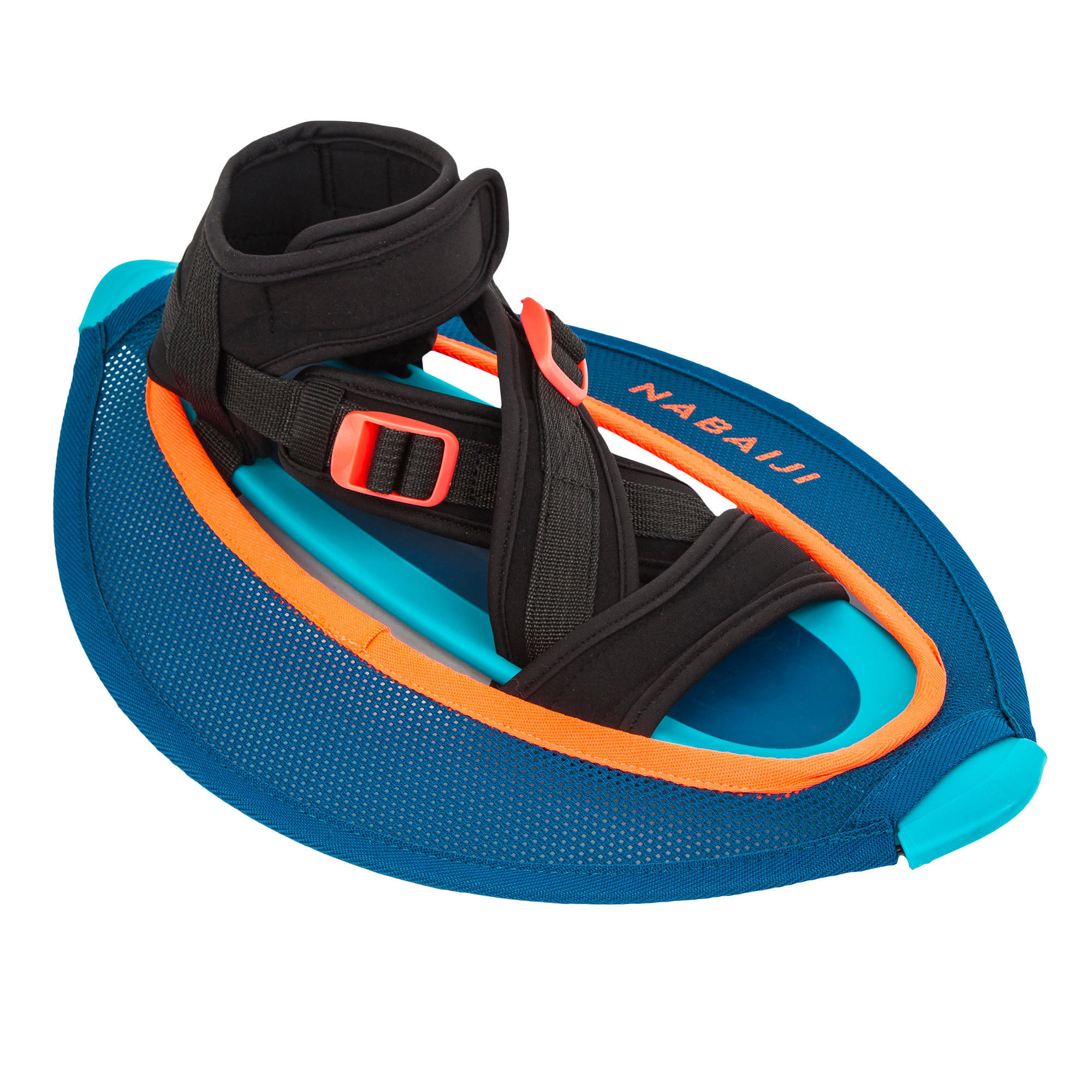 Coppia di manubri acquatici Aquagym Pullstep mesh blu arancio