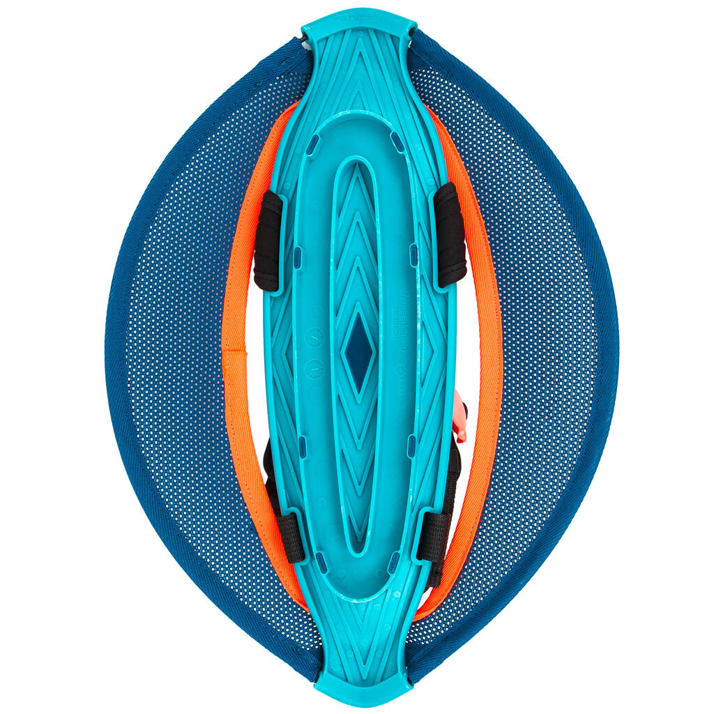 Tīkliņauduma ūdens aerobikas hanteles “Pullstep”, zilas, oranžas