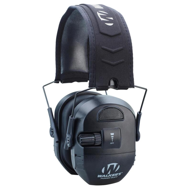 CASQUE ELECTRONIQUE ANTI-BRUIT WALKER'S POWER MUFF NOIR