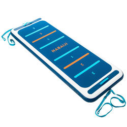Drijfmat voor aquagym (drijvende yogamat) O'MAT blauw