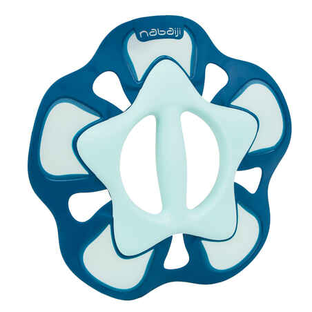 Par Pesas Acuáticas Aquagym Pullpush Flower S Verde/Azul