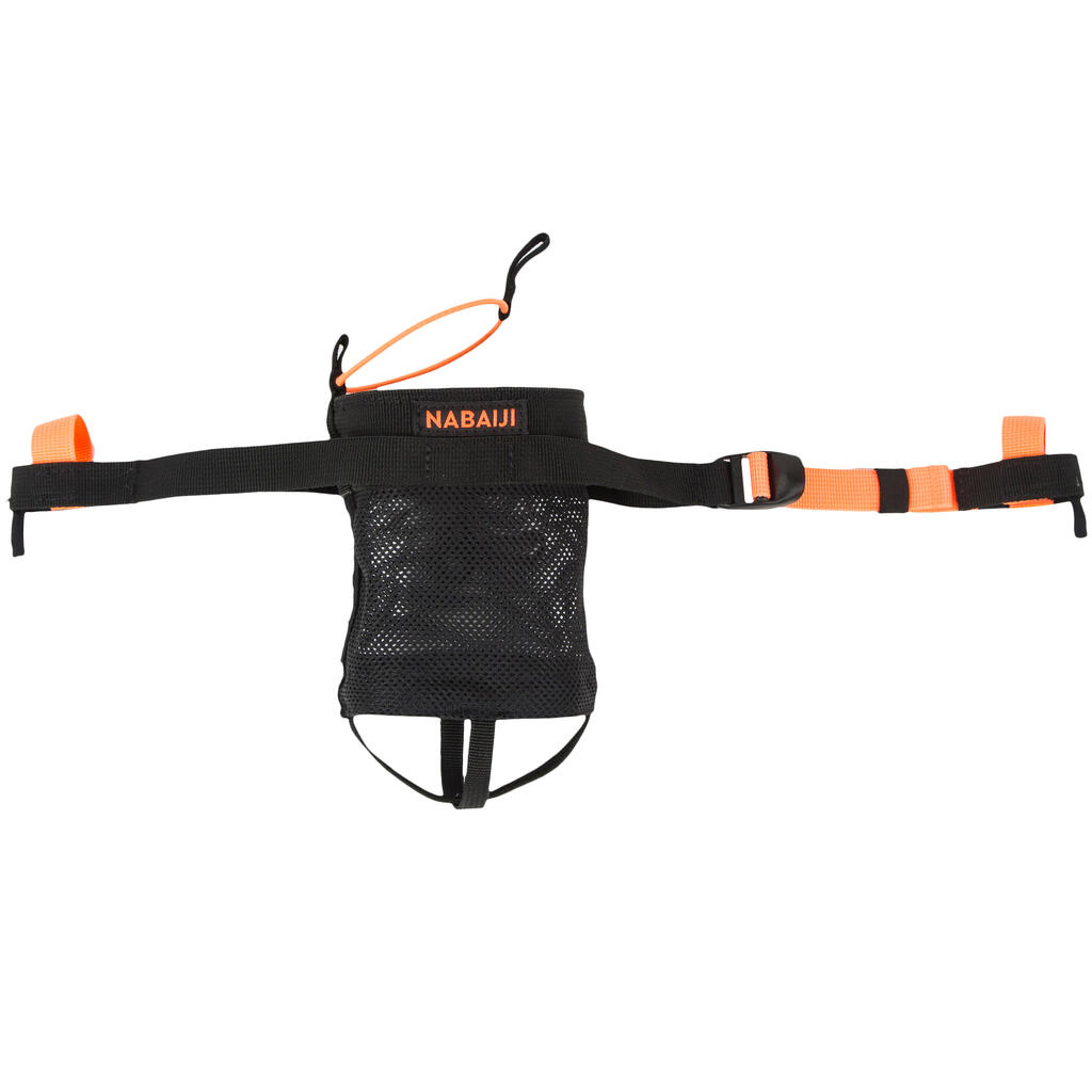 Bottle holder for Aquabiking black orange