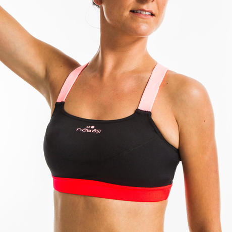 Haut de maillot de bain d'Aquafitness femme Anna noir ...