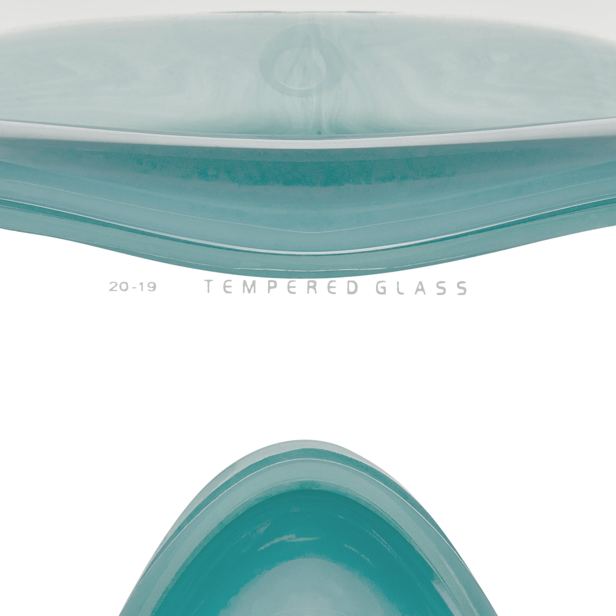 Diving mask 100 comfort blue grey 6/6