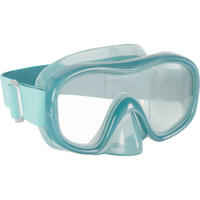 Diving mask 100 comfort blue grey