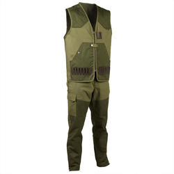 Gilet chasse léger homme - 100 vert