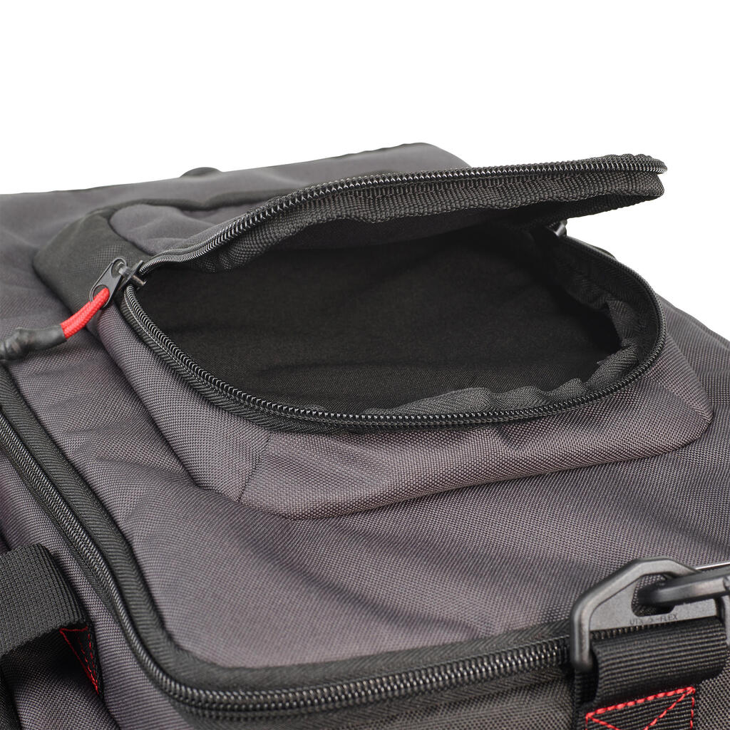 Angeltasche für Aufbewahrung und Transport Carryall L 31 l Angelköder schwarz/rot