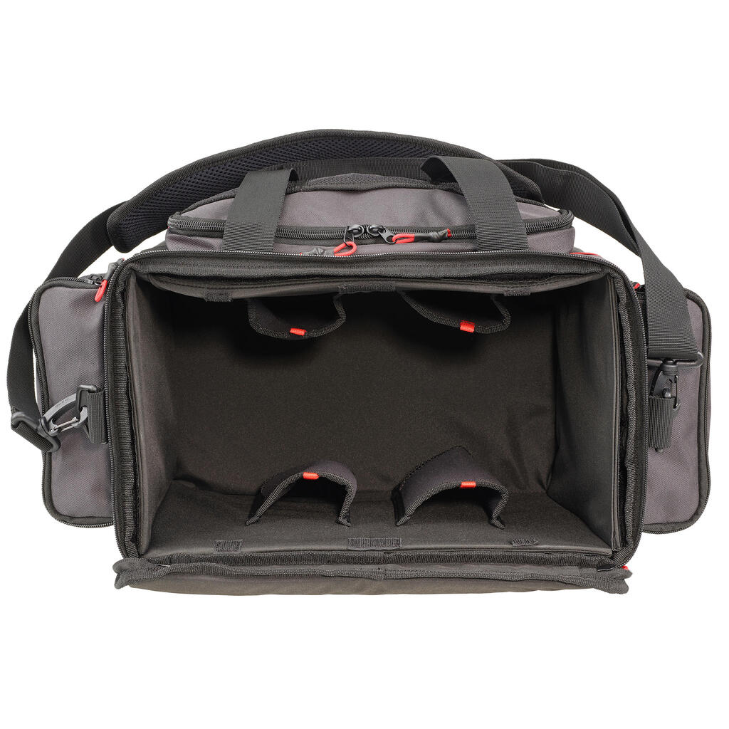 Črna in rdeča torba za ribolov CARRYALL (31 l)