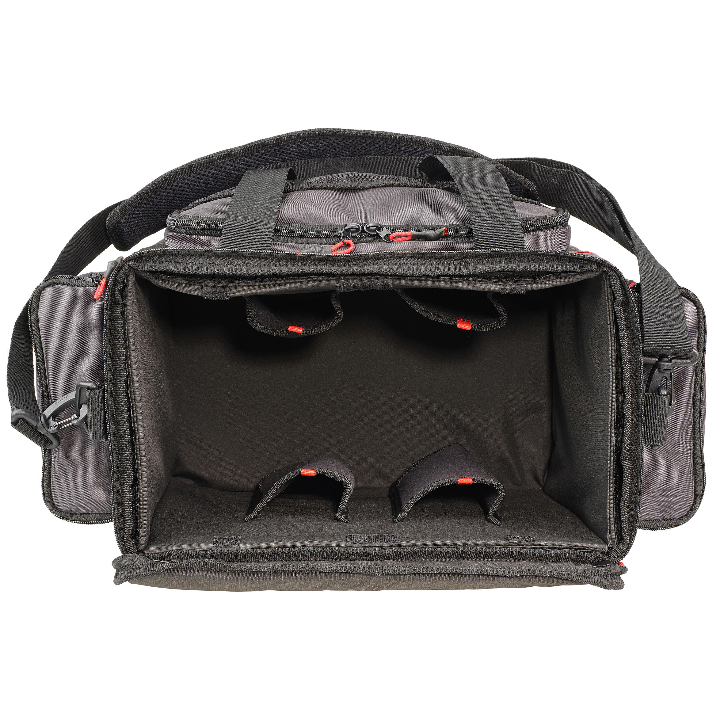 STORAGE AND TRANSPORT BAG 31L FOR FISHING BAIT, BLACK/RED 9/15