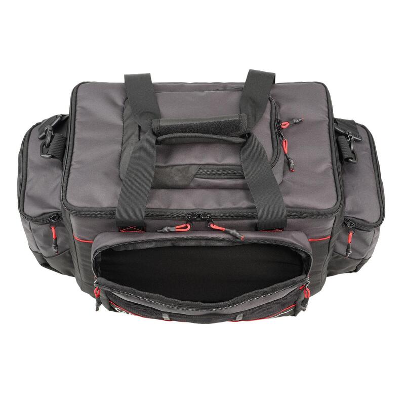 Bolsa Cebos Pesca Almacenamiento Transporte Negro/Rojo 31 L