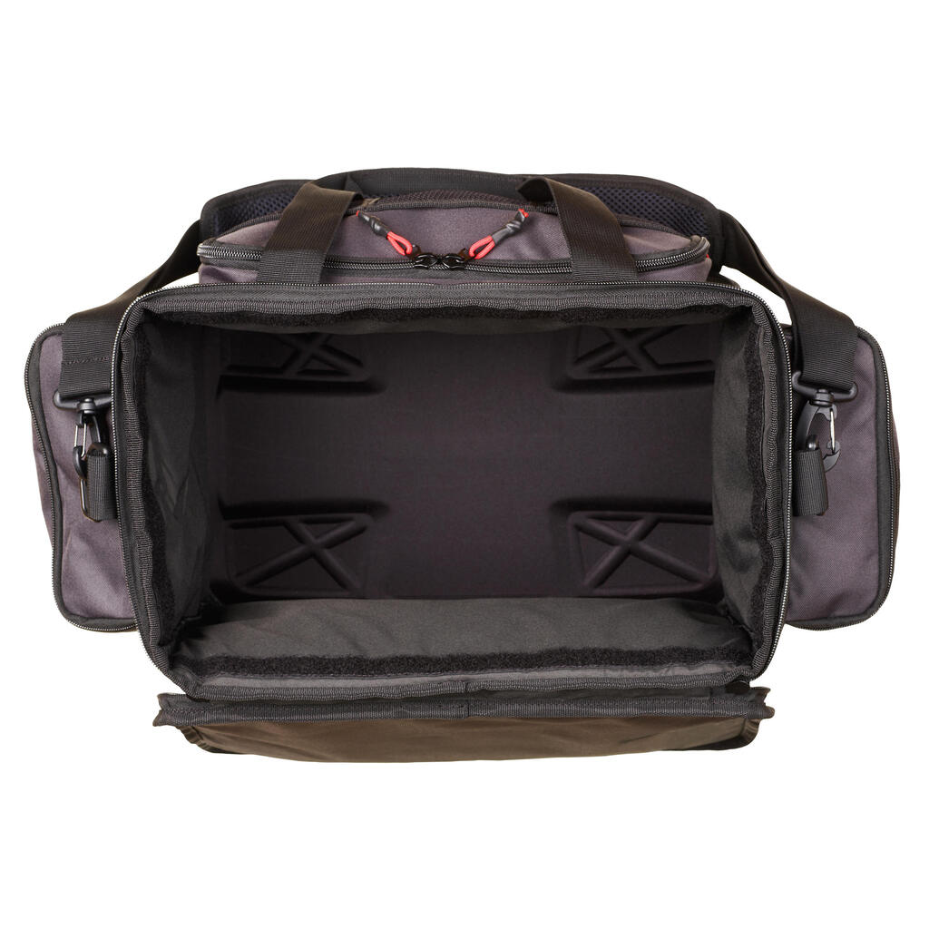 Črna in rdeča torba za ribolov CARRYALL (31 l)