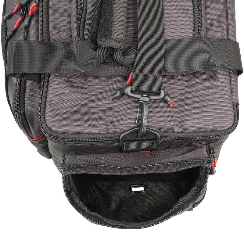 Angeltasche für Aufbewahrung und Transport Carryall L 31 l Angelköder schwarz/rot