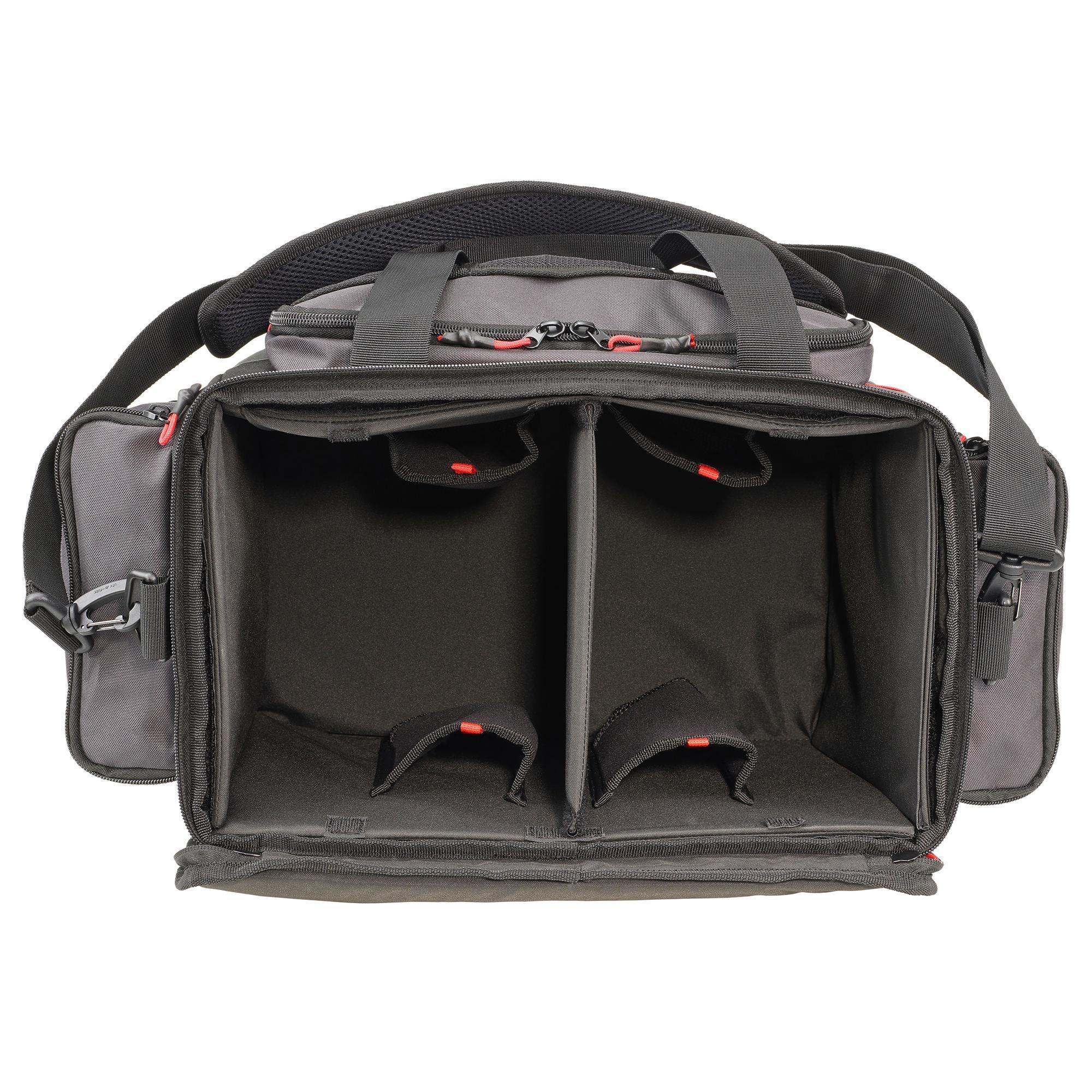 31L FISHING BAIT STORAGE AND TRANSPORT BAG, BLACK/RED