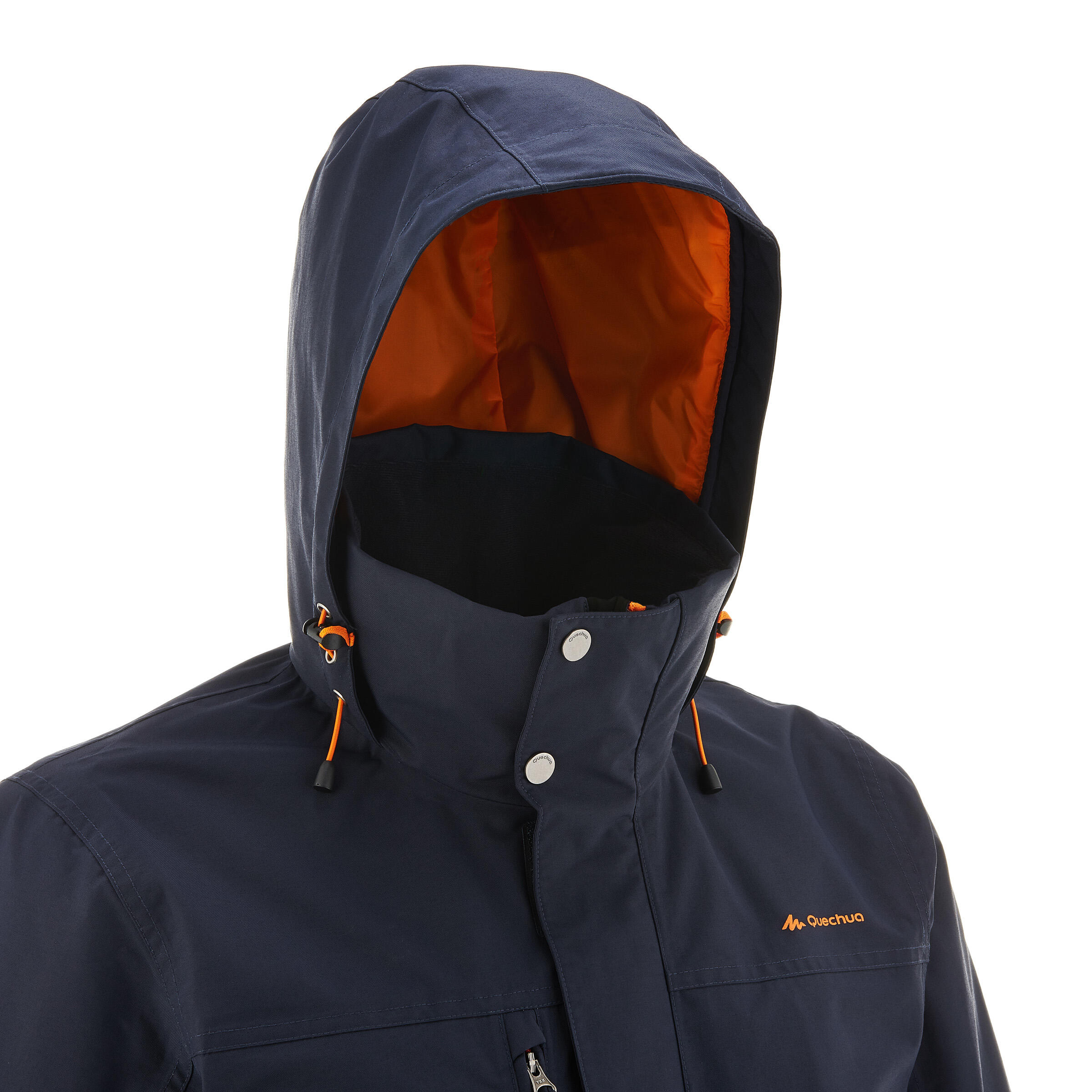 Arpenaz 300 Men's Hiking Waterproof Rain Jacket - Navy Flash 8/18