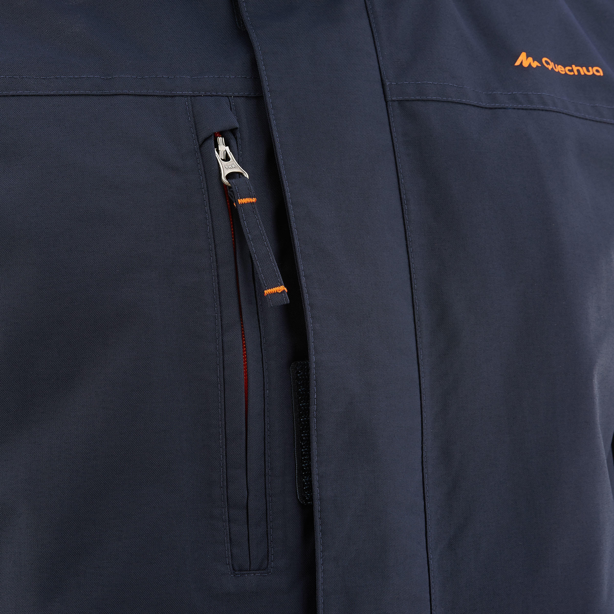 Arpenaz 300 Men's Hiking Waterproof Rain Jacket - Navy Flash 12/18