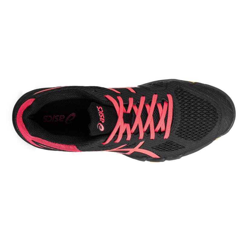 Schoenen badminton squash zaalsporten dames Gel Blade 7 zwart/roze