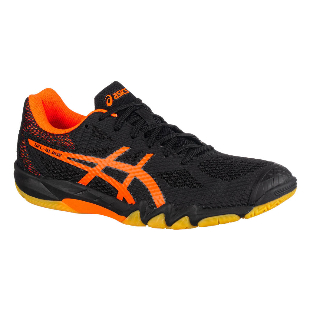 Badminton Squash Shoes Gel Blade 7 - Black/Orange