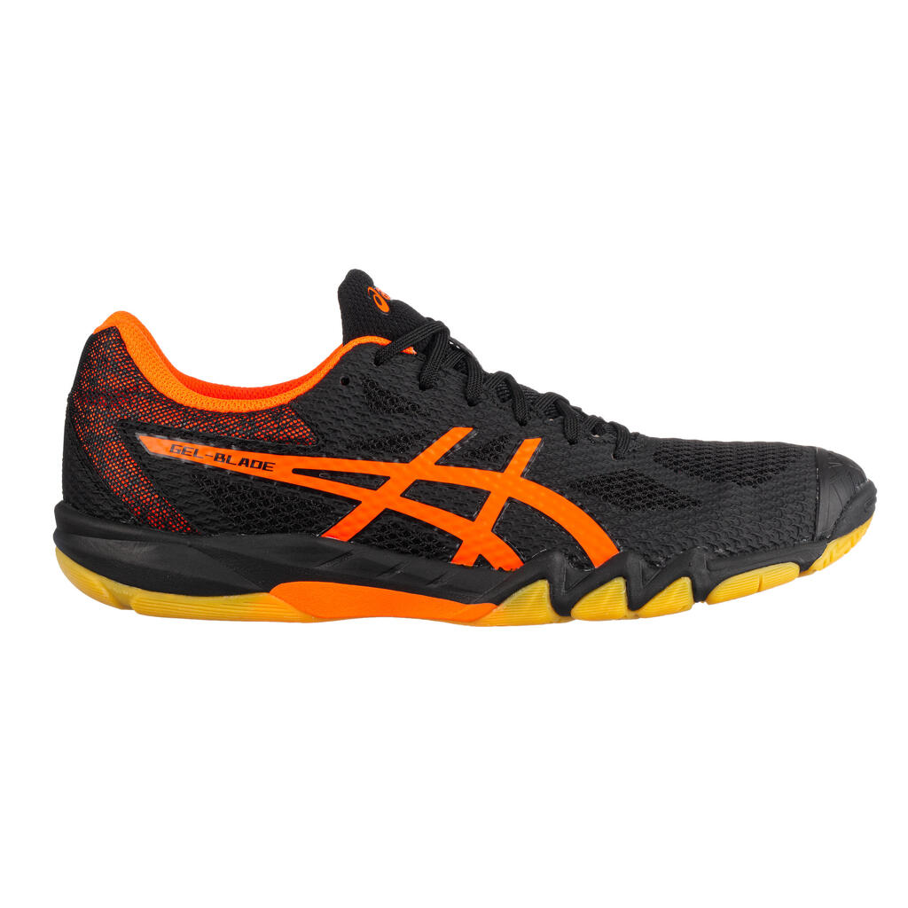 Badminton Squash Shoes Gel Blade 7 - Black/Orange