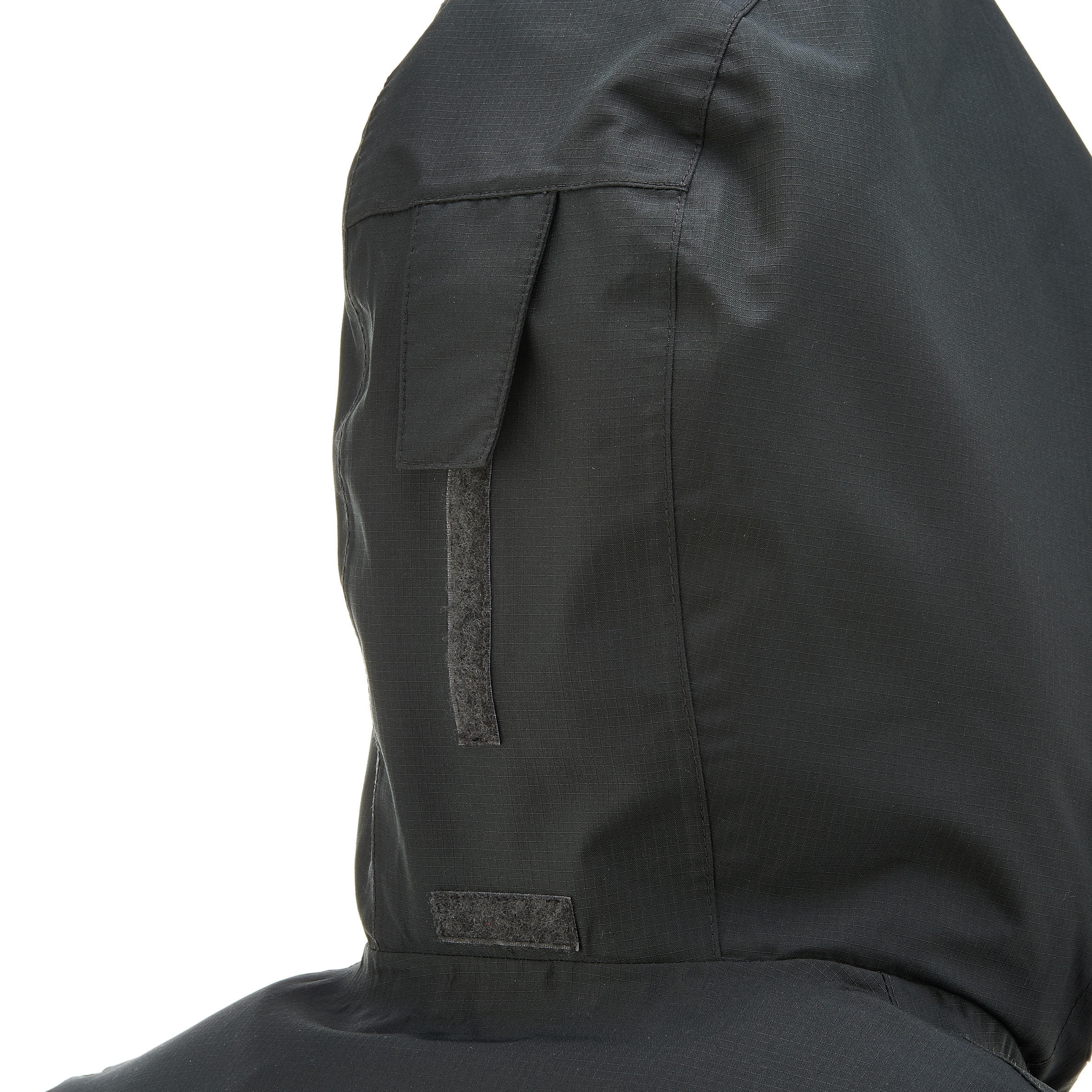 Forclaz 100 Men's Hiking Waterproof Rain jacket - black/grey 11/18