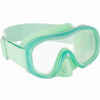 Diving mask 100 comfort neon green