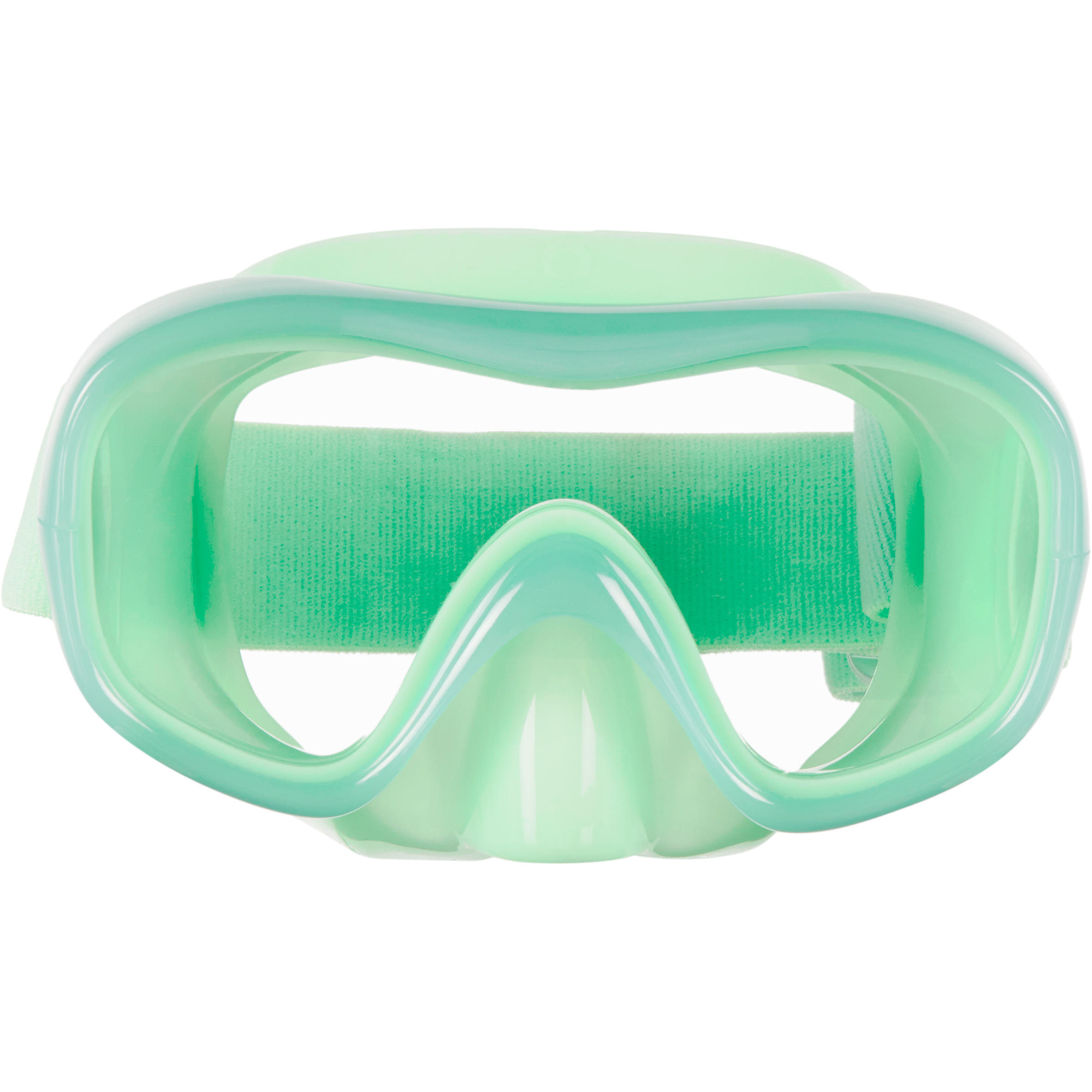 Diving mask 100 comfort neon green 2/5