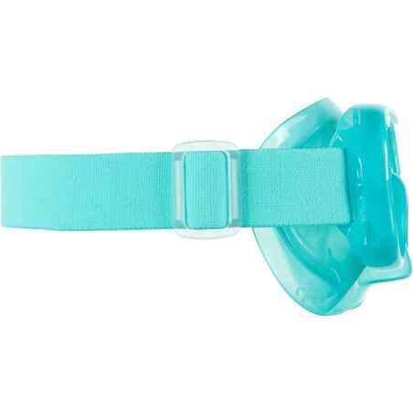 Diving mask 100 comfort turquoise
