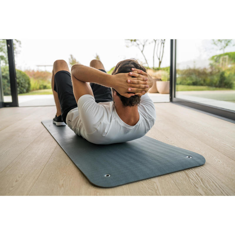 Tapis De Sol Fitness Tonemat M Gris 170cmx62cmx8mm Domyos By Decathlon