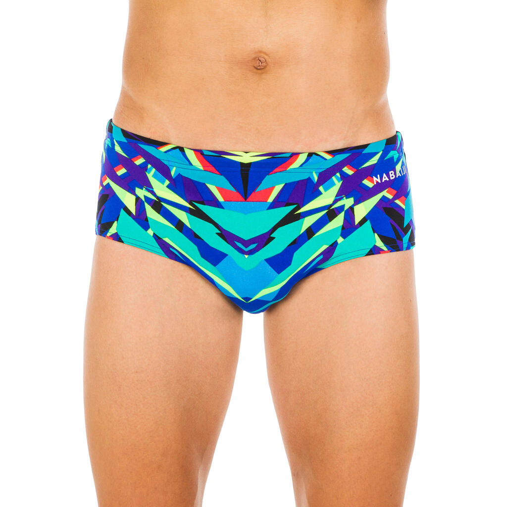 Badehose Slip Bandeau 900 Kal Herren blau