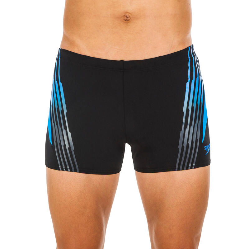 Bañador Hombre natación Arena bóxer negro azul
