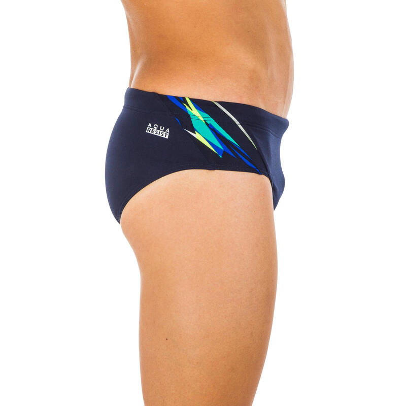 Badehose Slip Herren - 900 Yoke marineblau