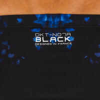 MEN'S SWIMMING TRUNKS 900 - BLACK PRINT  BLACK