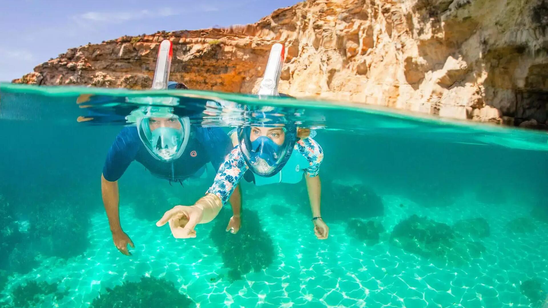 ¿Cómo elegir tu máscara de snorkel?