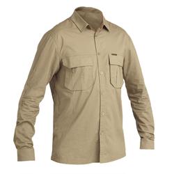 Chemise manches longues légère chasse 500 kaki