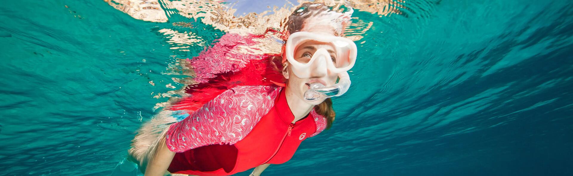 Como utilizar corretamente uma máscara e tubo de snorkeling ? 