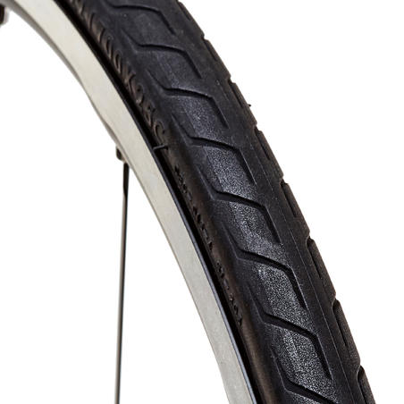 Triban Protect Light Road Tire 700 x 25 + Flex Bead / ETRTO 25-622