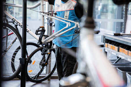 Hybrid Bike Riverside 120 - Metal Grey