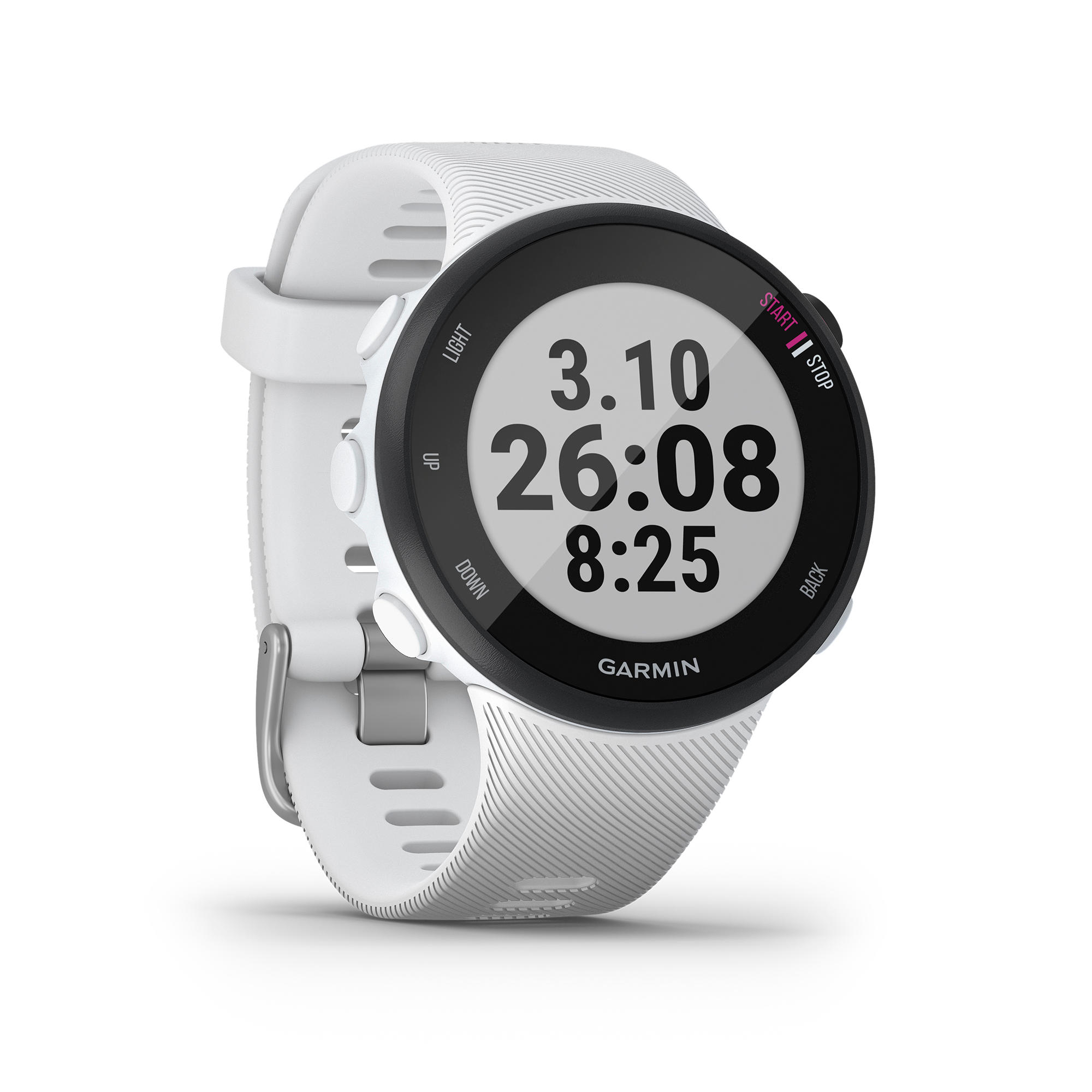 RUNNING HEART RATE MONITOR GPS WATCH FORERUNNER 45S - WHITE 6/16