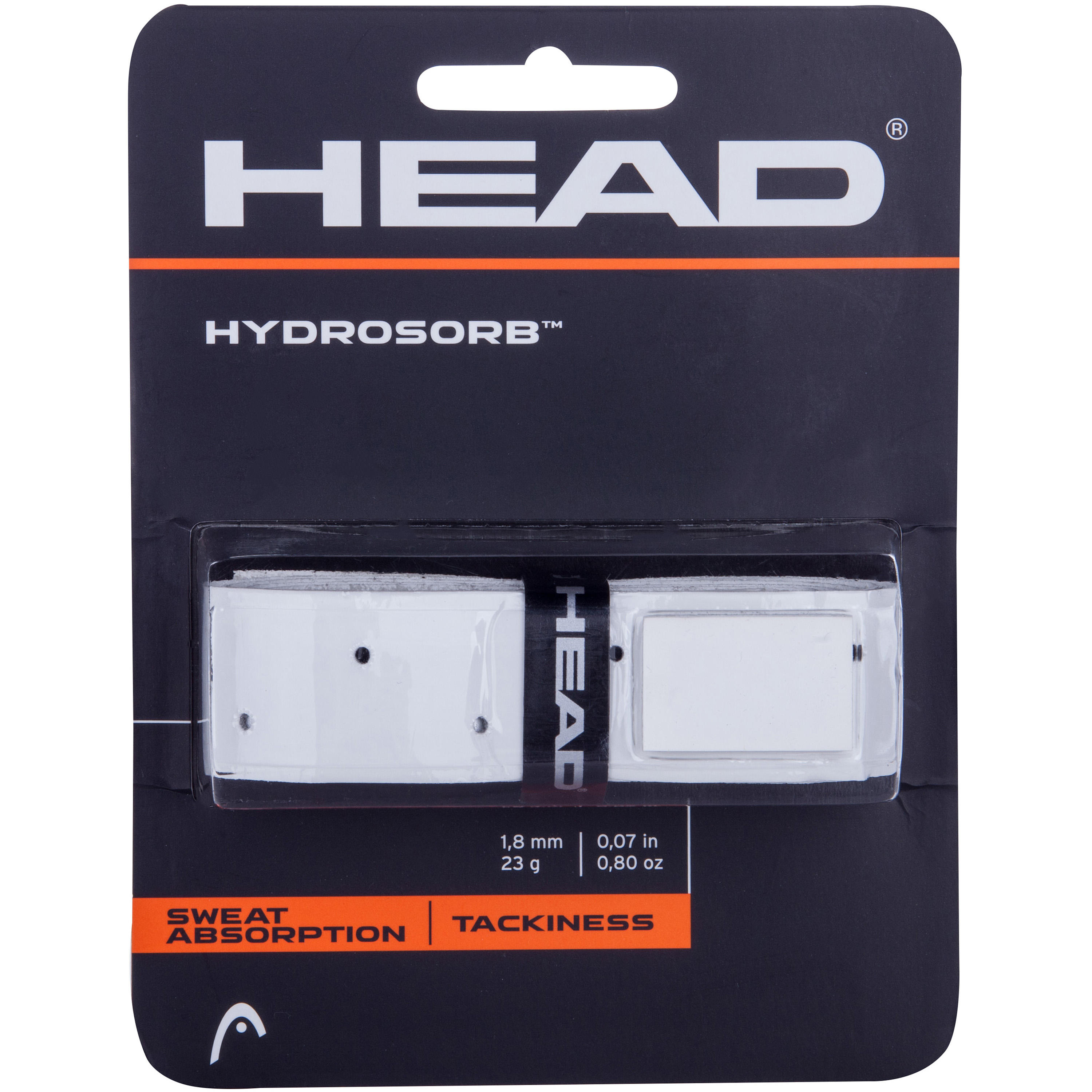HEAD Tennis Racket Grip Hydrosorb - White