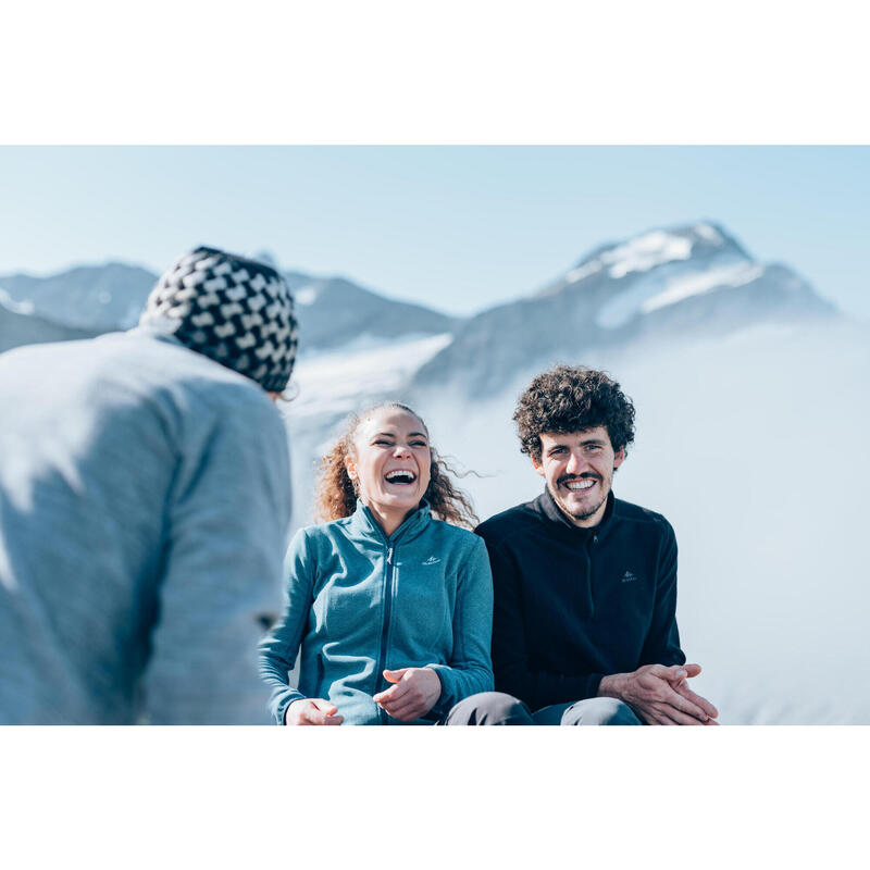 Erkek Outdoor Polar Mont - Siyah - MH100