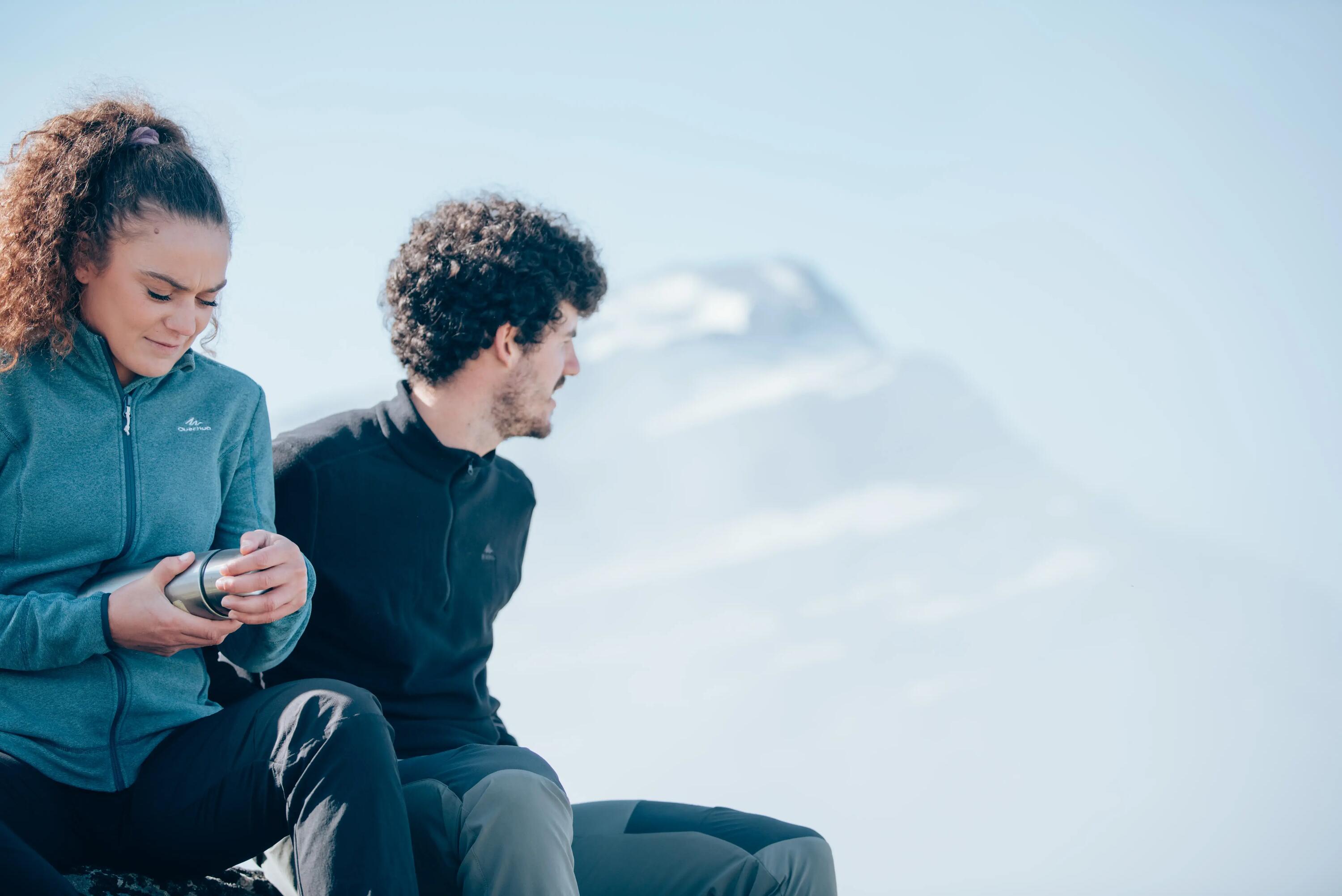 Forro polar de montaña y trekking Hombre Quechua MH100 10/10
