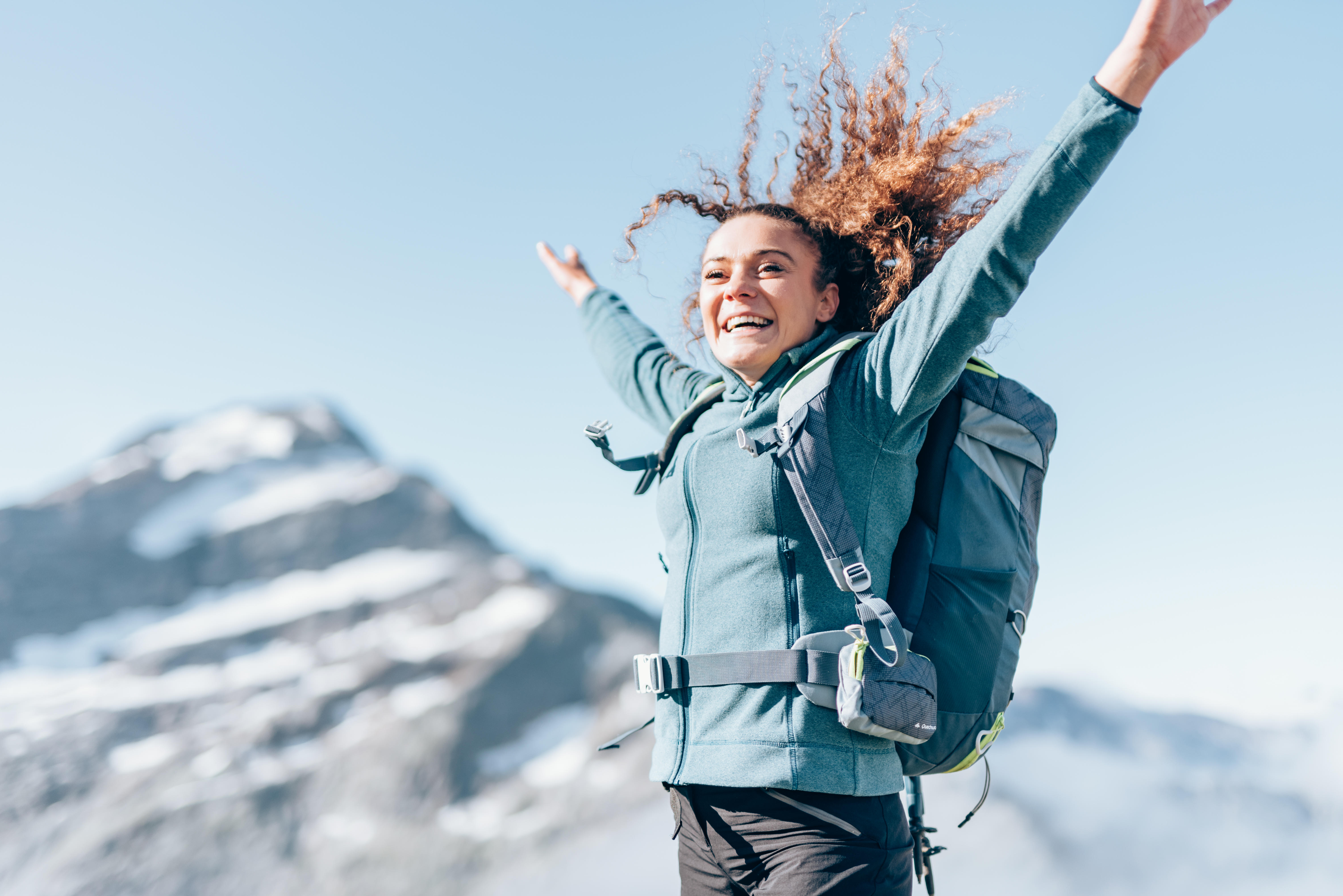 Women’s Fleece Hiking Jacket - MH 120 - QUECHUA